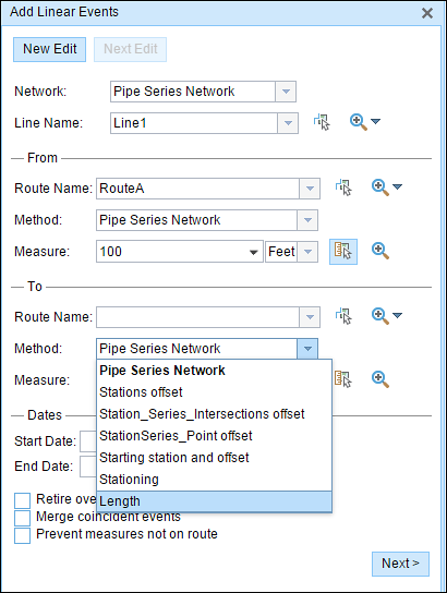 Choosing the length method